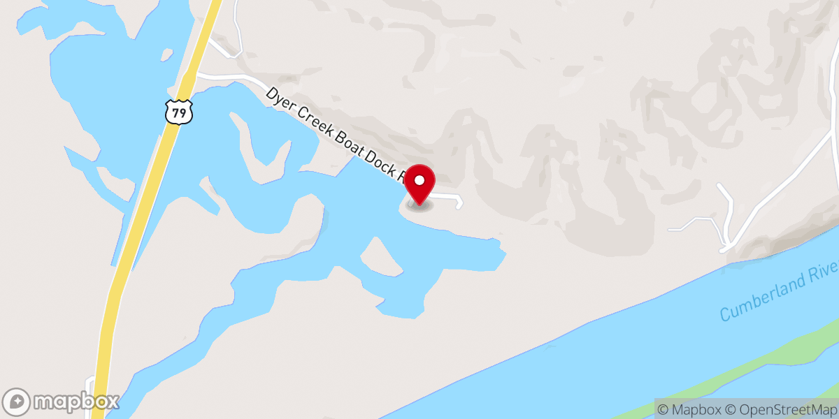 Map showing location of Dyers Creek Recreation Area