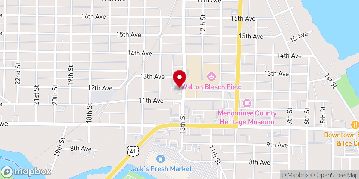 Map showing location of Community Covenant Church