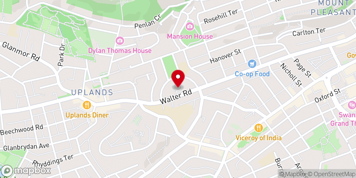 Map showing location of St James Church