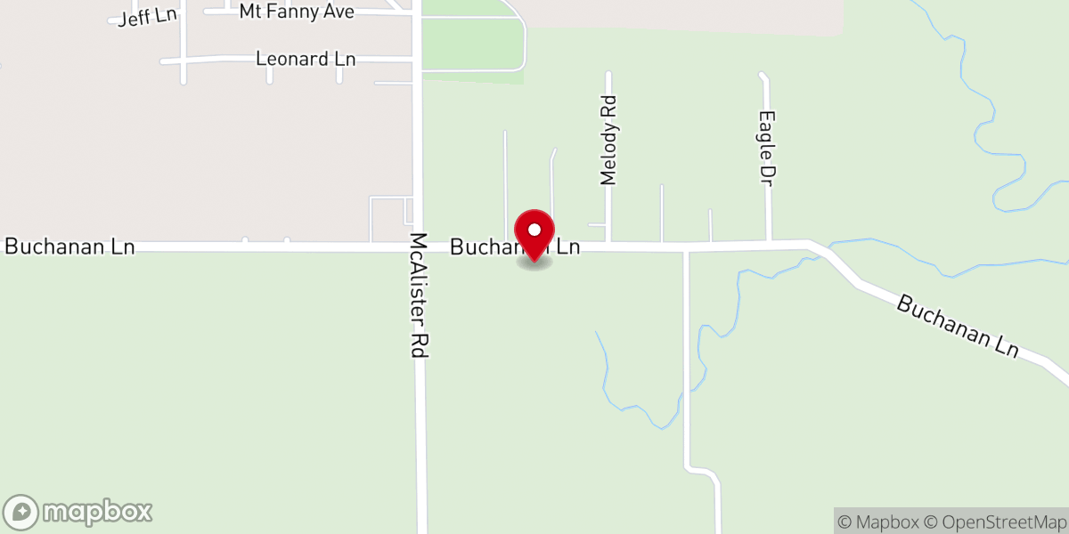 Map showing location of Grace Community Lutheran Church