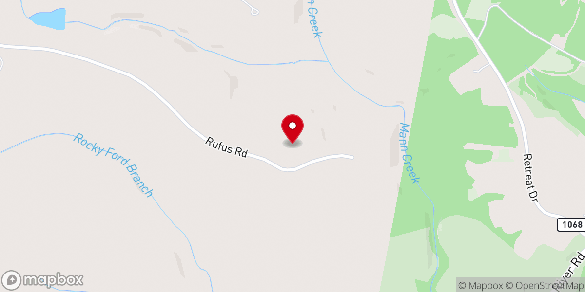 Map showing location of Central Baptist Ranch