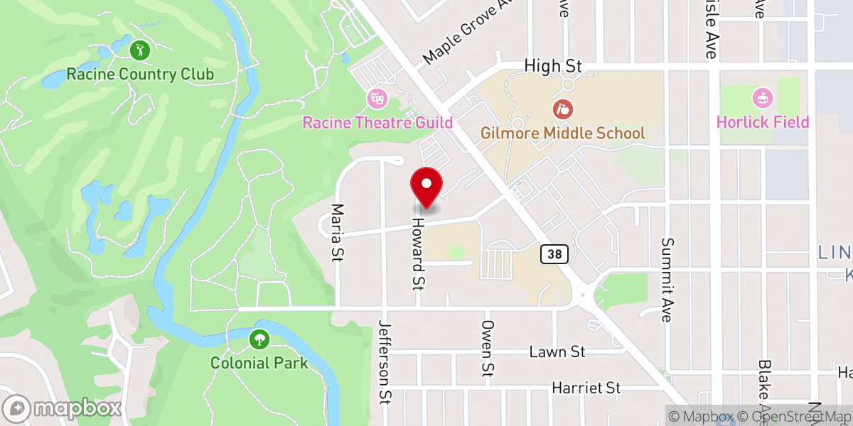 Map showing location of Community of Saint Paul