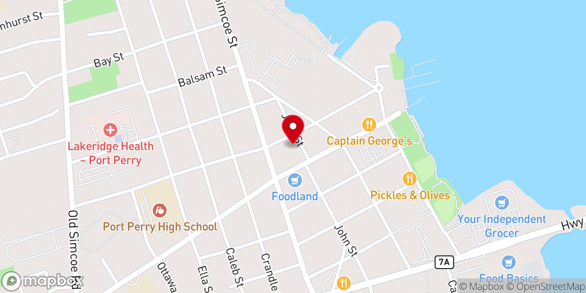 Map showing location of Anglican Church of the Ascension