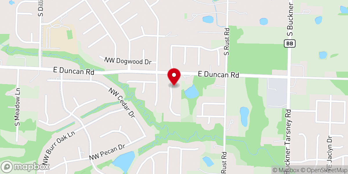 Map showing location of Grace House International