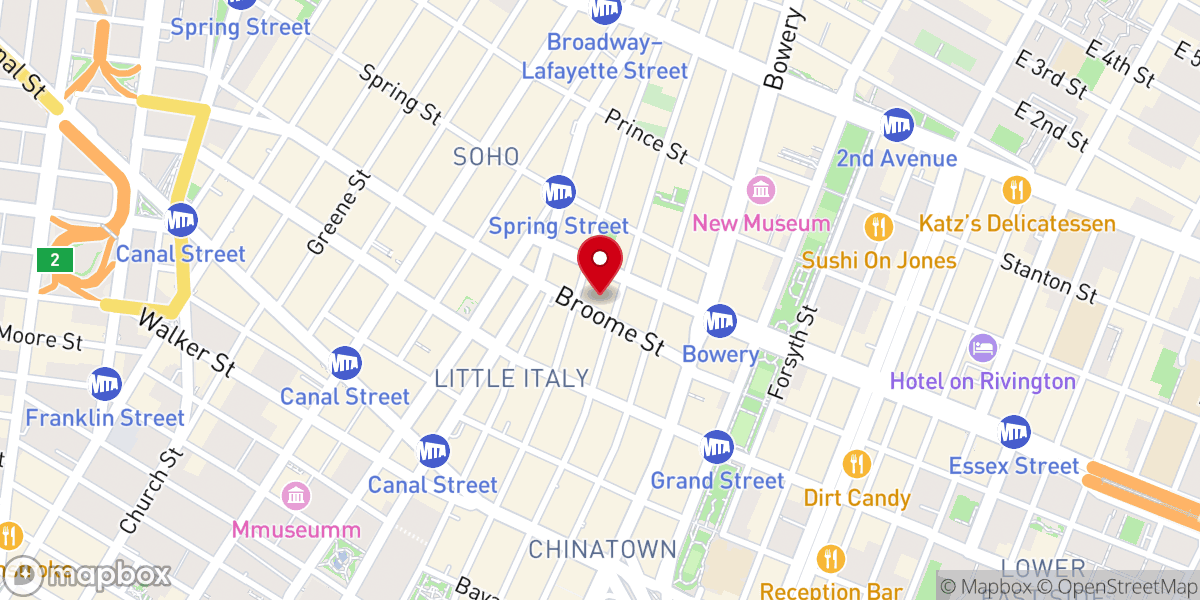 Map showing location of San Lorenzo Ruiz Chapel