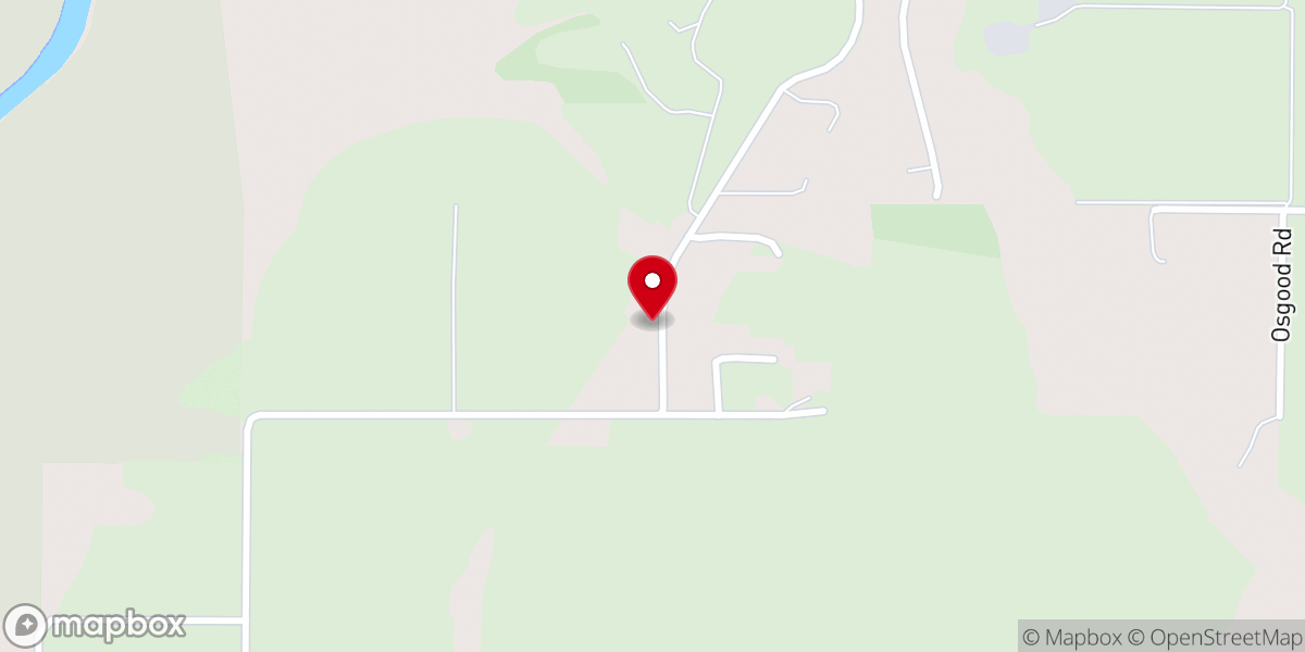 Map showing location of Mt Olive CME Church