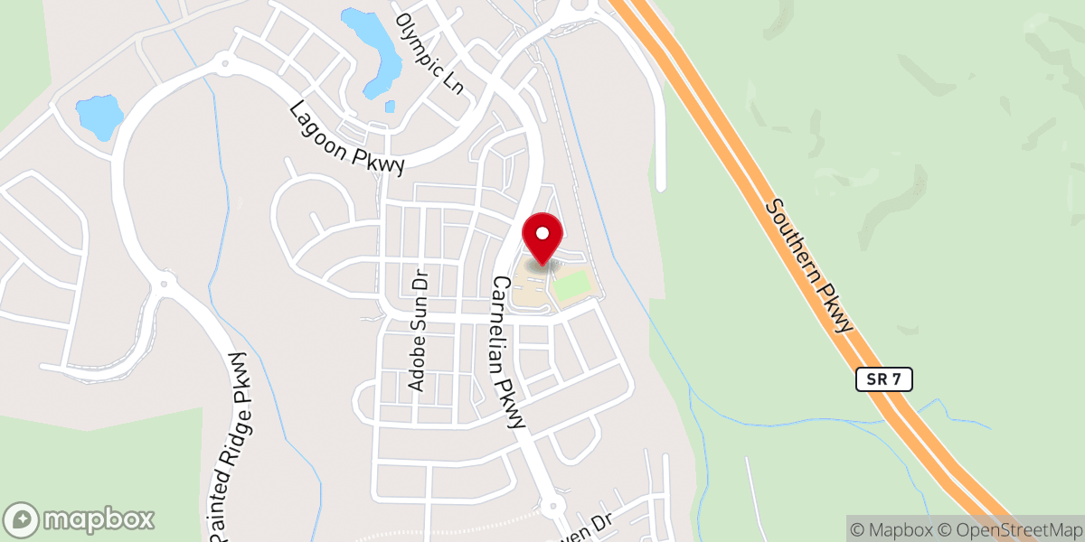 Map showing location of Oasis Church St. George