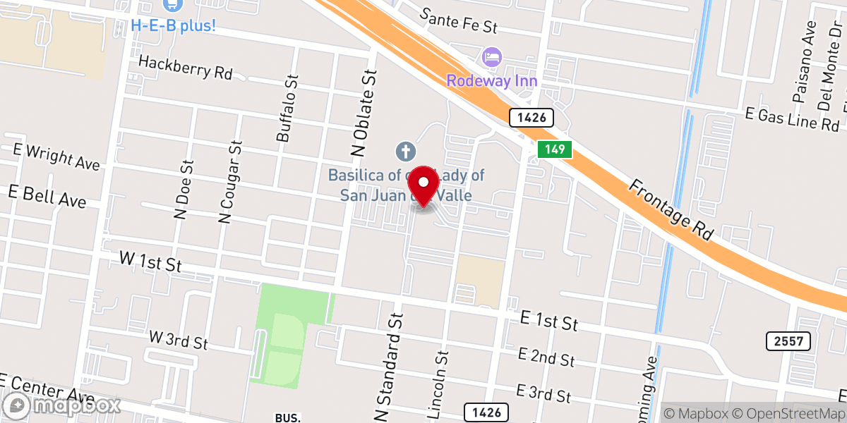 Map showing location of San Juan Basilica Gift Shop