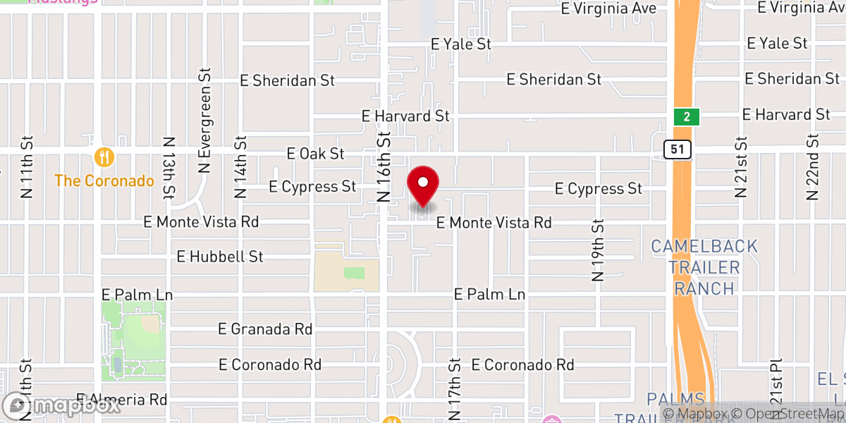 Map showing location of Saints Peter & Paul Eastern Orthodox
