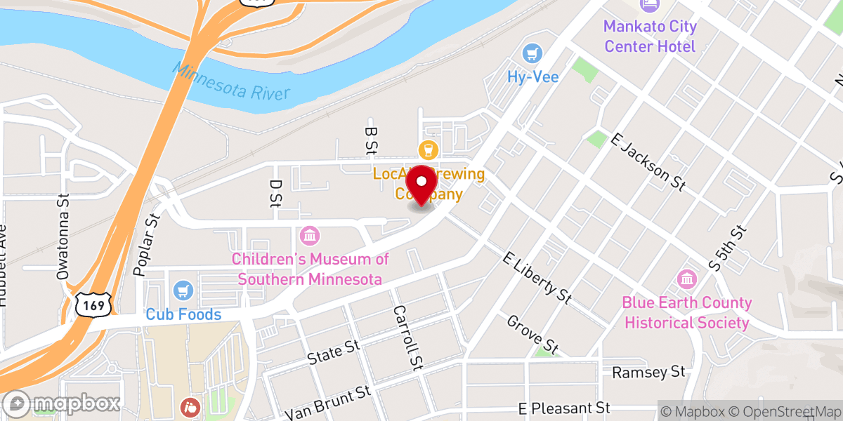 Map showing location of Worship Community Center