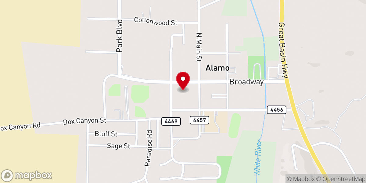 Map showing location of Christian Bible Fellowship (Caliente Senior Citizens) - Food Distribution Center