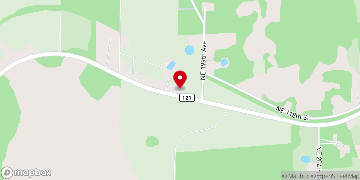 Map showing location of Johnstown Baptist Church