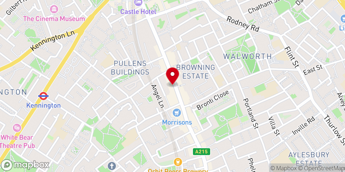 Map showing location of United Pentecostal Church In Europe Trust