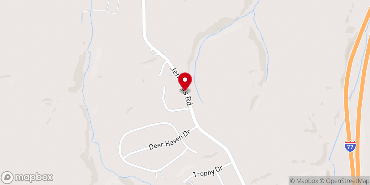 Map showing location of Refuge Church