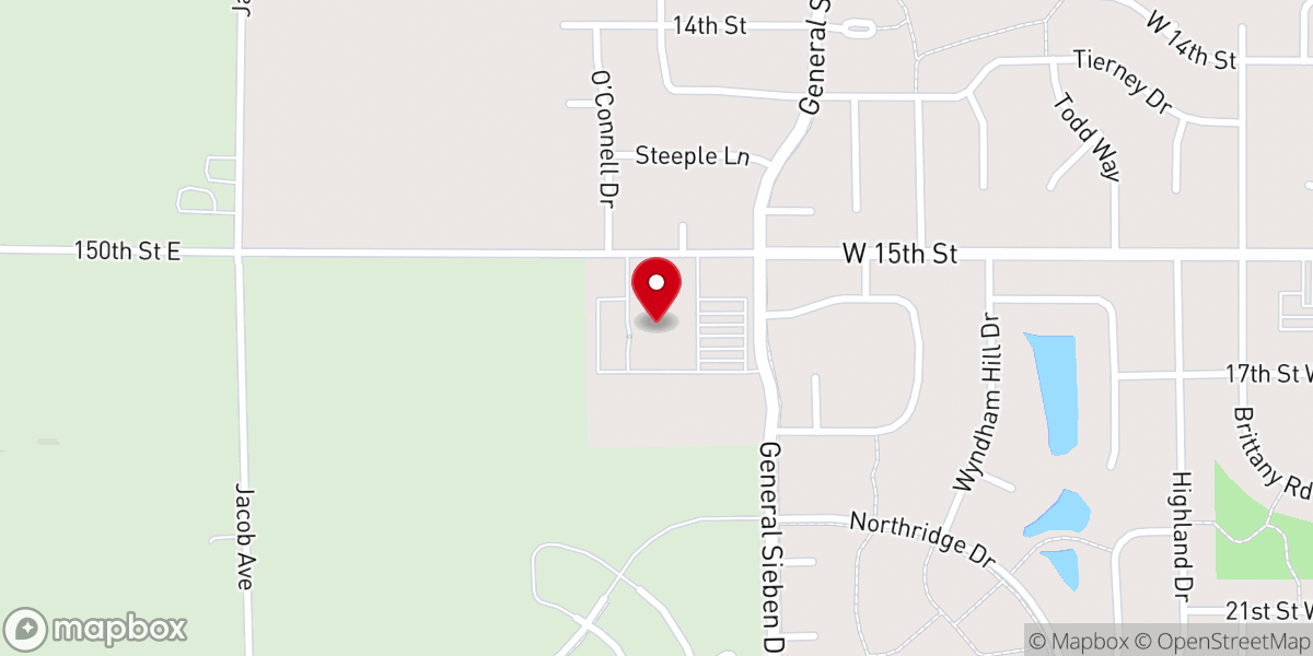 Map showing location of St. Elizabeth Ann Seton Catholic Church