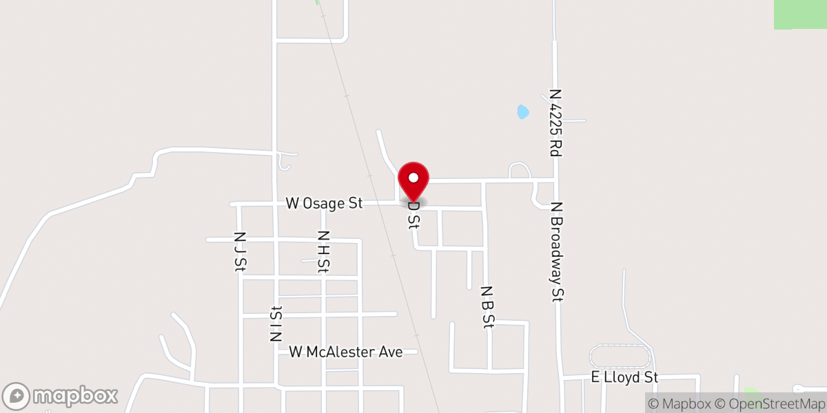 Map showing location of William Anderson United Methodist Church