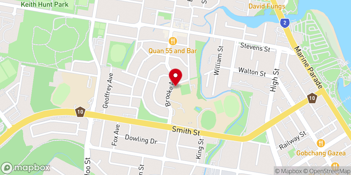 Map showing location of Hope Christian Church Gold Coast (Southport)