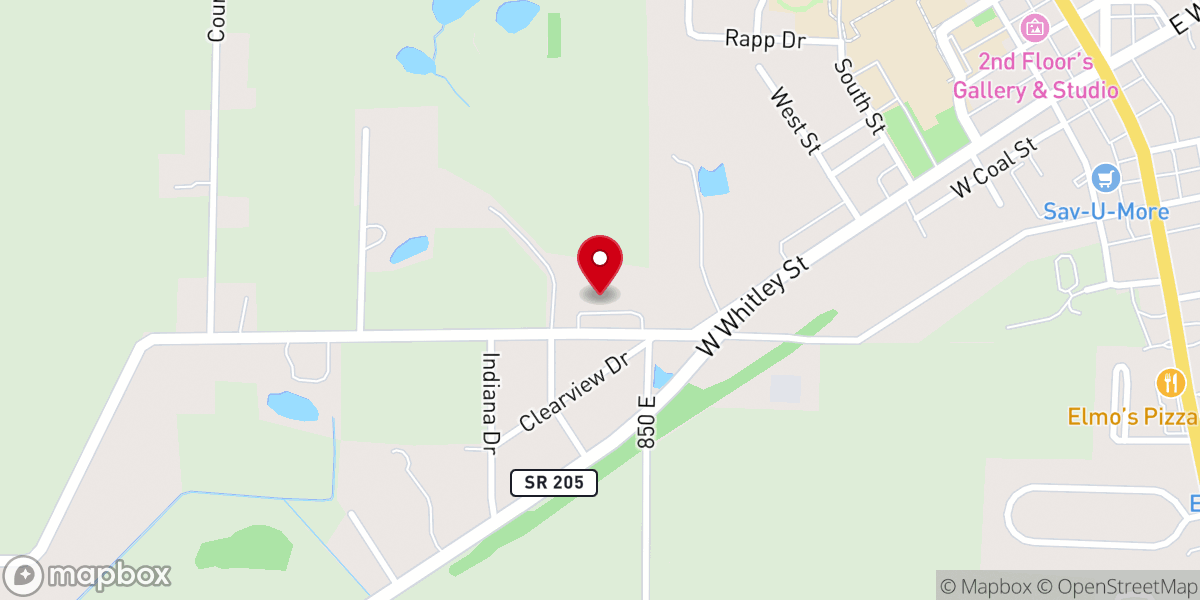 Map showing location of Good News