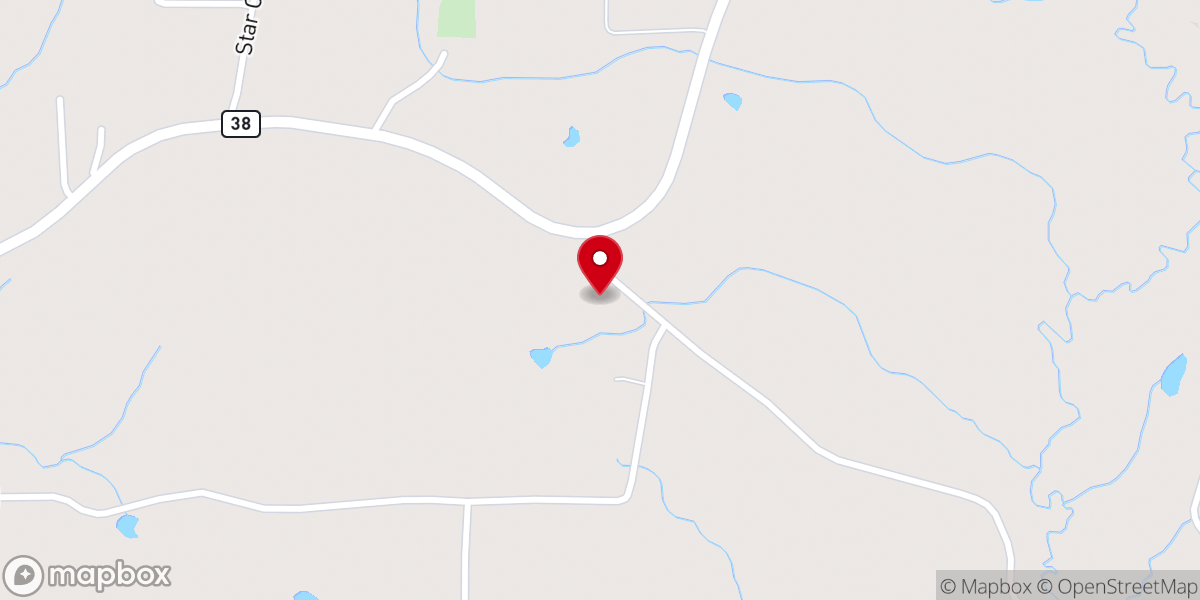 Map showing location of New Jerusalem Baptist