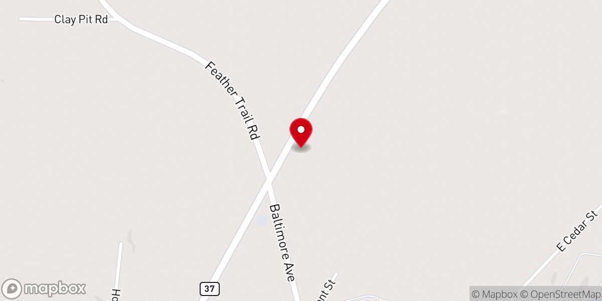 Map showing location of Caledonia Community Church