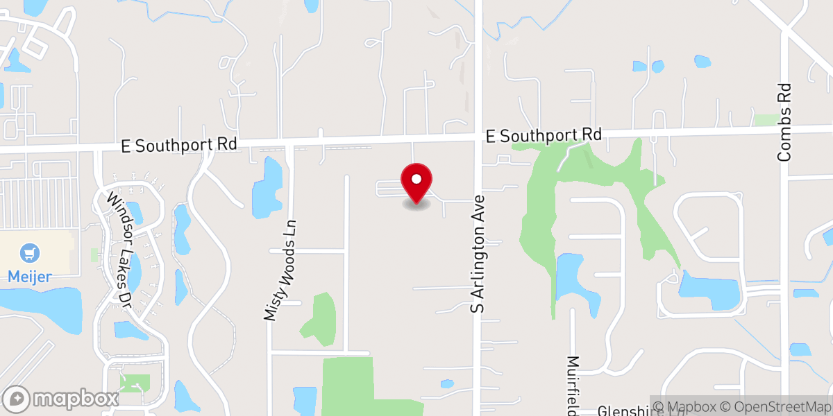 Map showing location of Doxa Bible Church