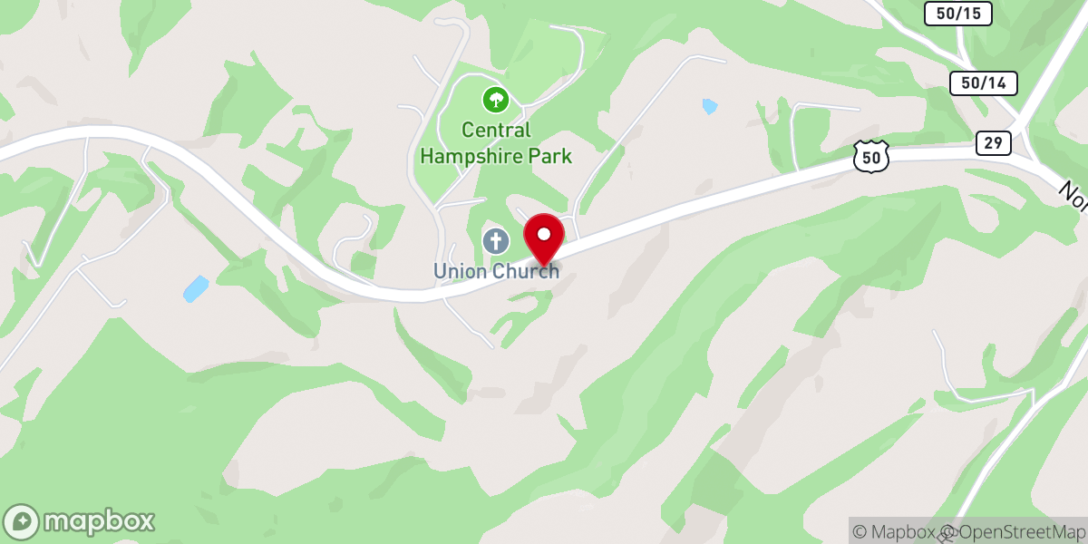 Map showing location of Augusta Assembly of God