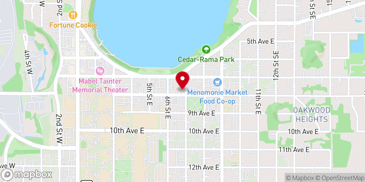 Map showing location of The Blind Munchies Coffeehouse