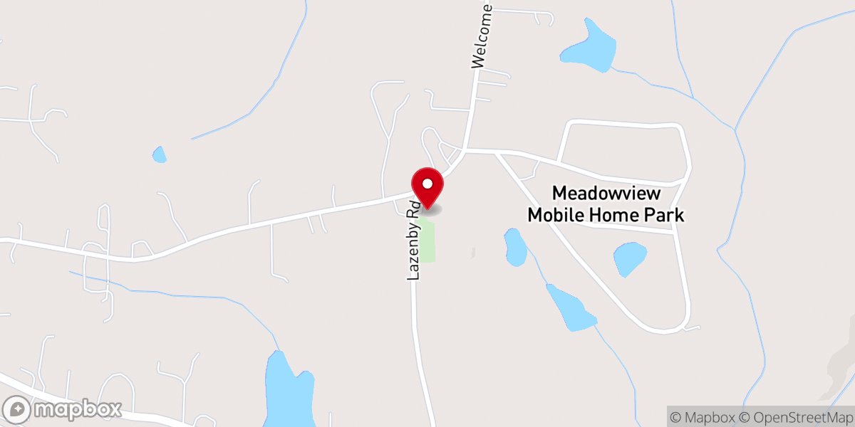 Map showing location of Smith Chapel United Methodist Church