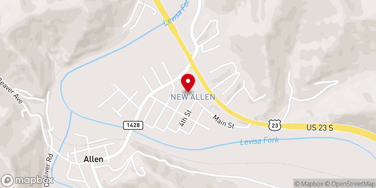 Map showing location of Faith Fellowship
