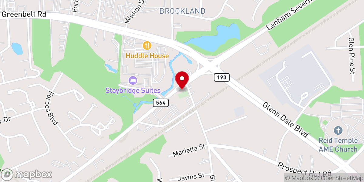 Map showing location of Your Choice Fellowship Center Church