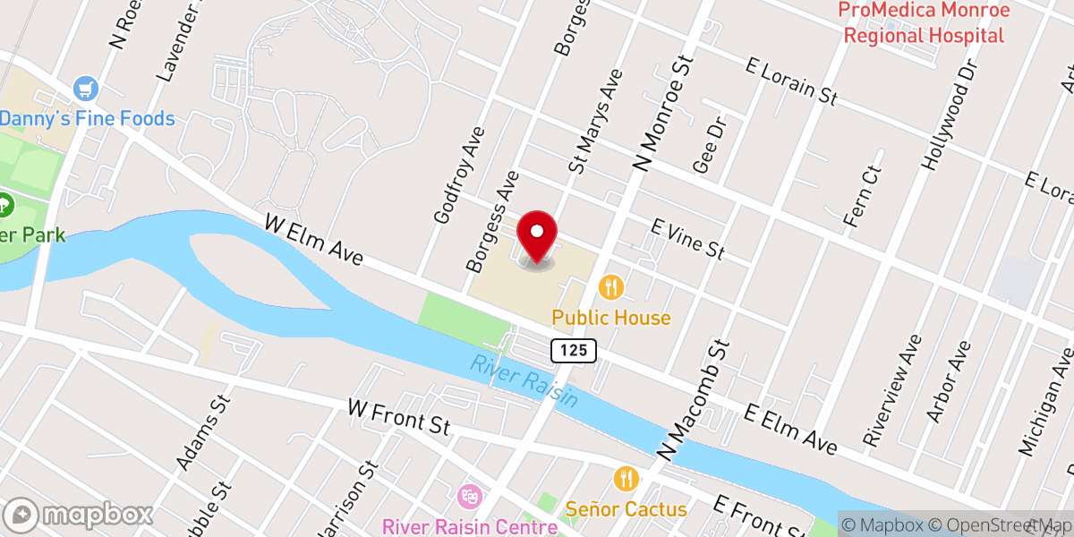 Map showing location of St. Mary's Church Complex Historic District