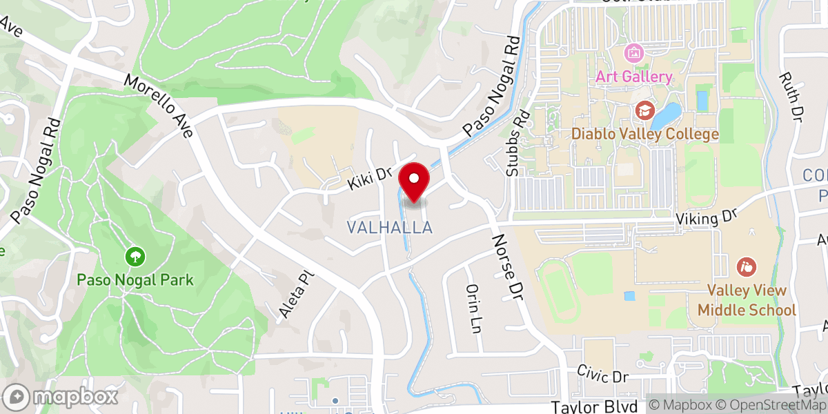 Map showing location of Church In Pleasant Hill