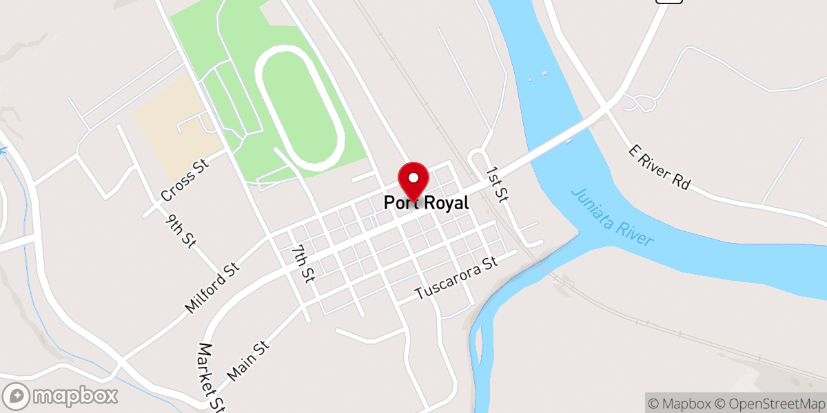 Map showing location of Faith & Fire