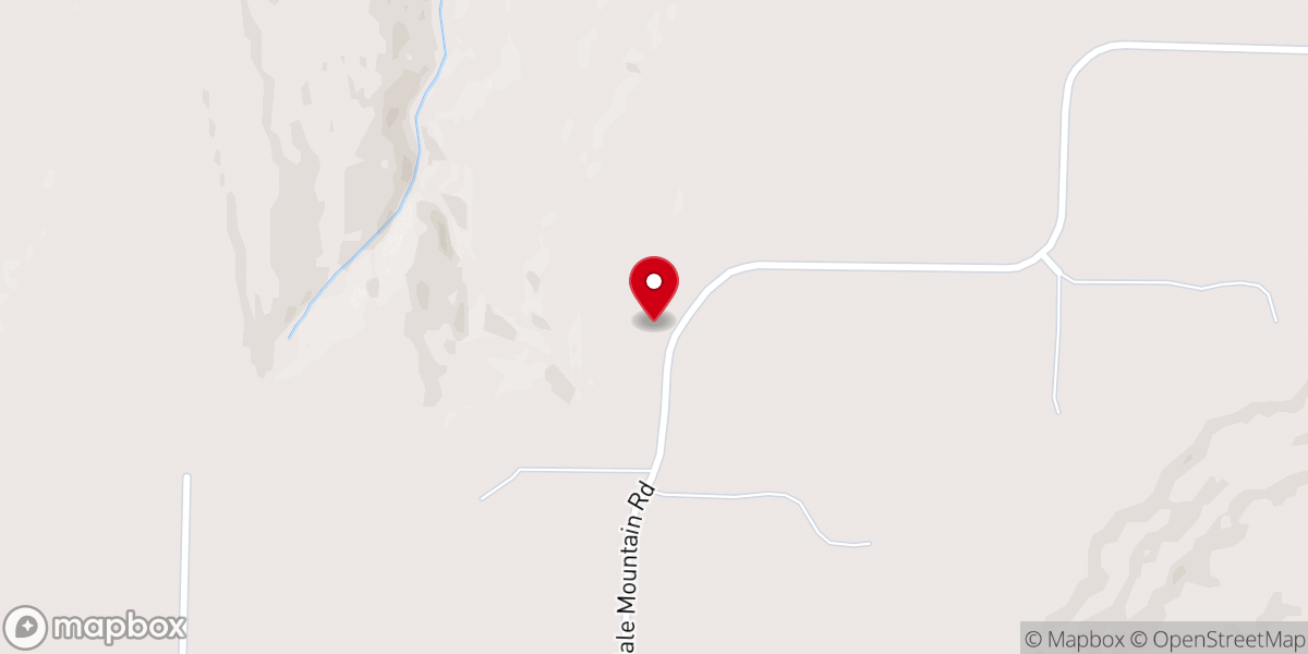 Map showing location of Hale Mountain Holiness Church