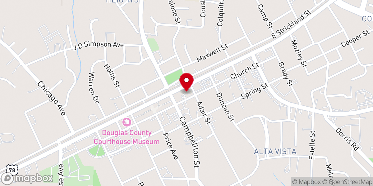 Map showing location of Compel City Church