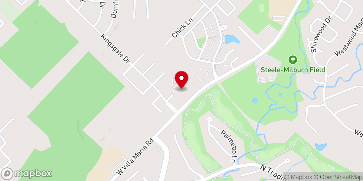 Map showing location of St. Luke's United Methodist Church