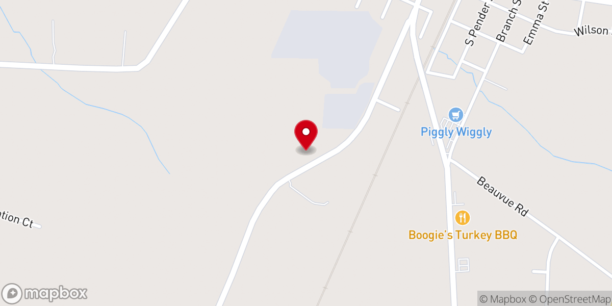 Map showing location of Eagle's Nest Church of God