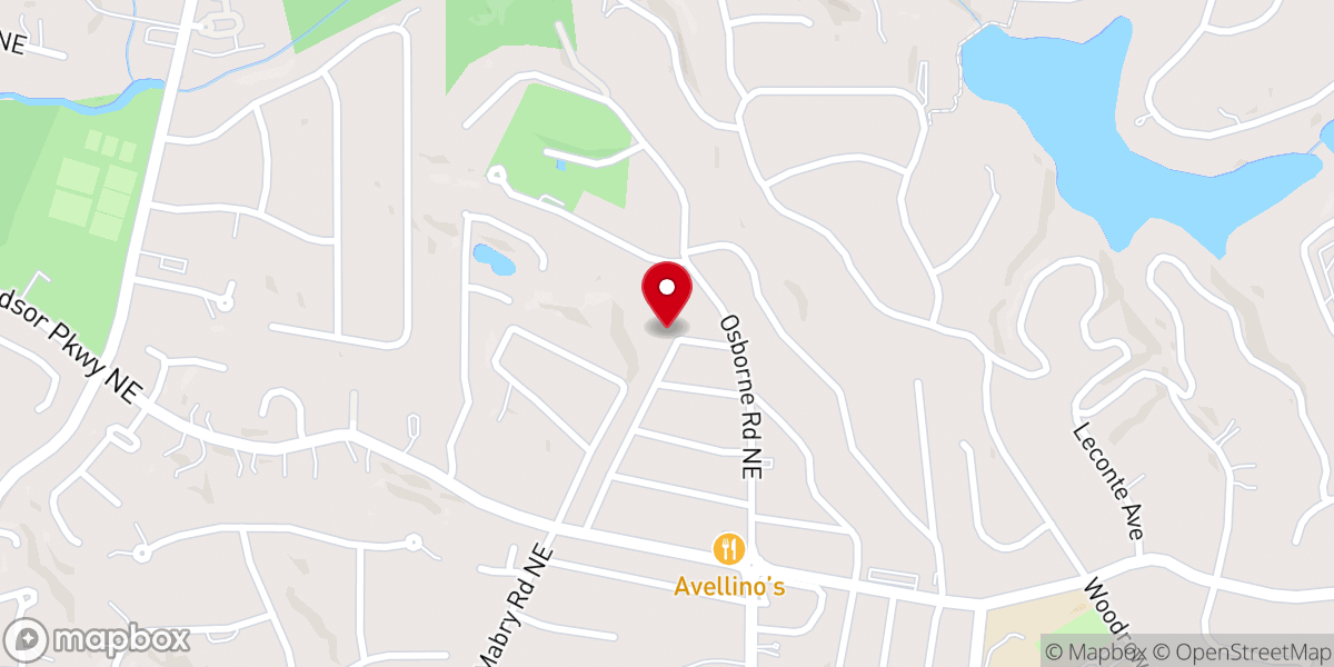 Map showing location of Little Zion Baptist Church