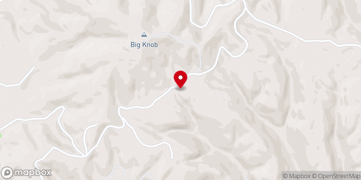 Map showing location of East Robbins Church