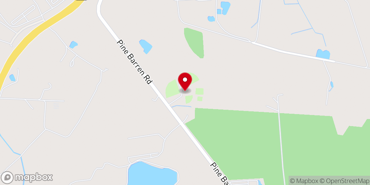 Map showing location of Bloomingdale Recreation Department at Taylor Park