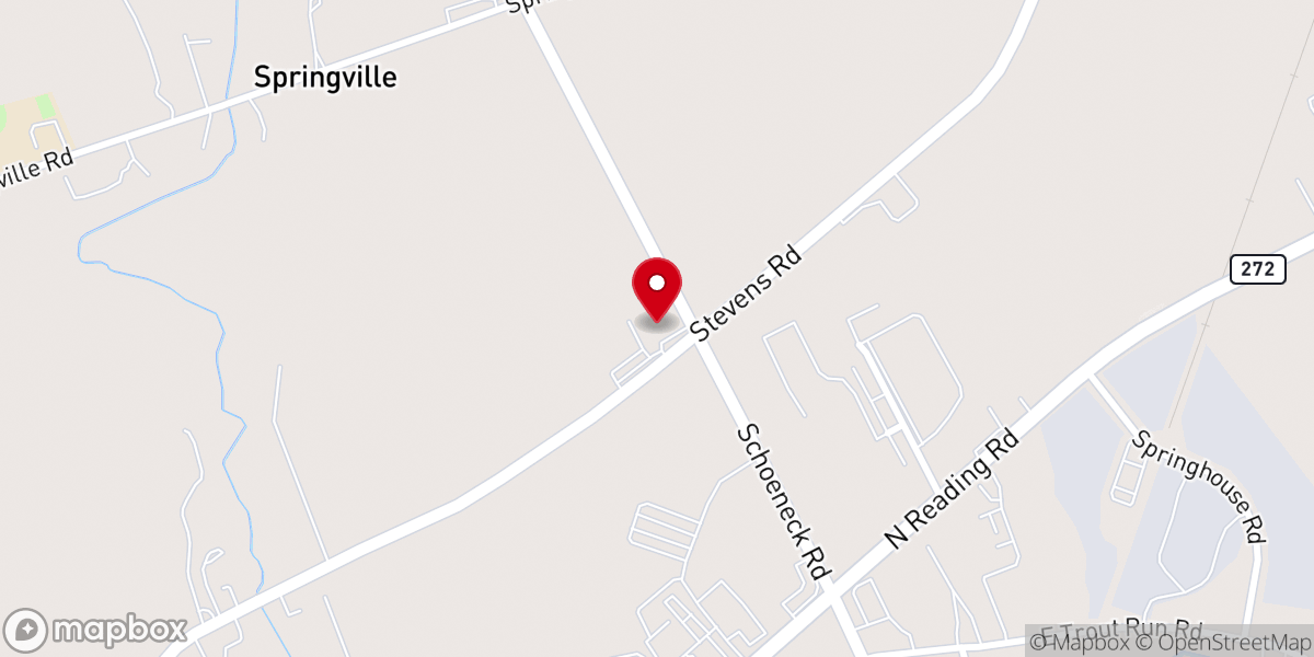 Map showing location of Bethesda Christian Fellowship