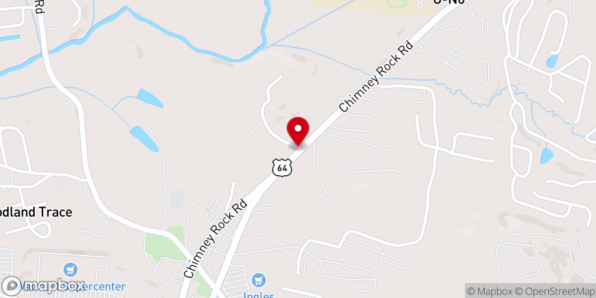 Map showing location of St. Mary's Chapel