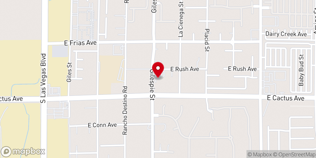 Map showing location of Epiphany Episcopal Church