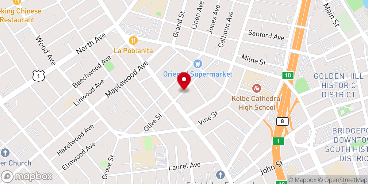 Map showing location of Pent Church Fountain of Salvation