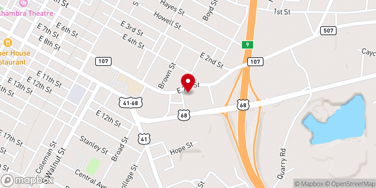 Map showing location of Cross Point Ministries