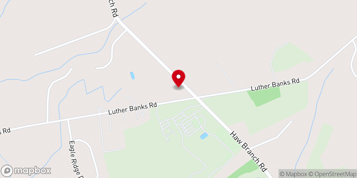 Map showing location of New Hope PFWB Church