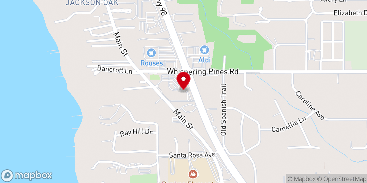 Map showing location of Church of the Highlands | Daphne Campus