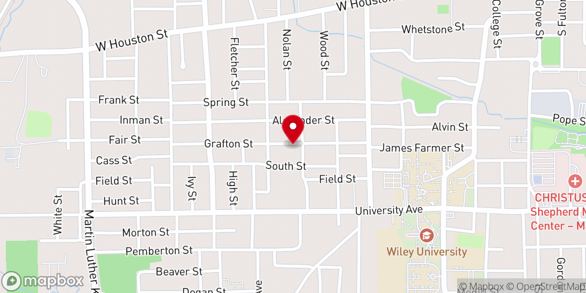 Map showing location of Second Pleasant Hill Baptst Ch