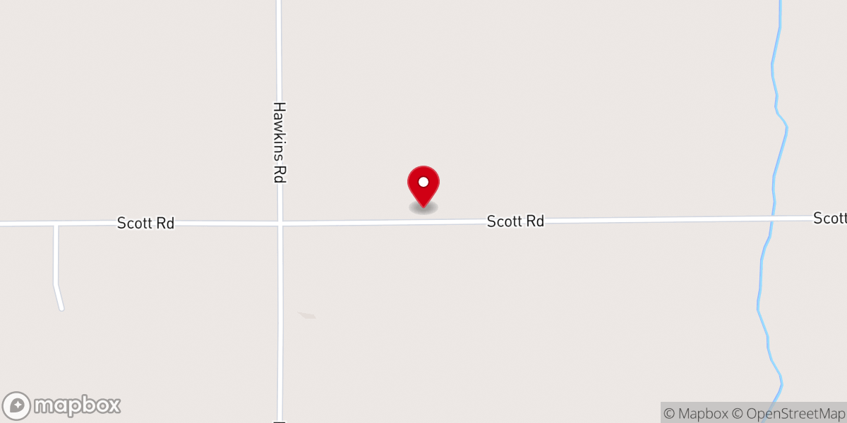 Map showing location of Ossineke Parsonage