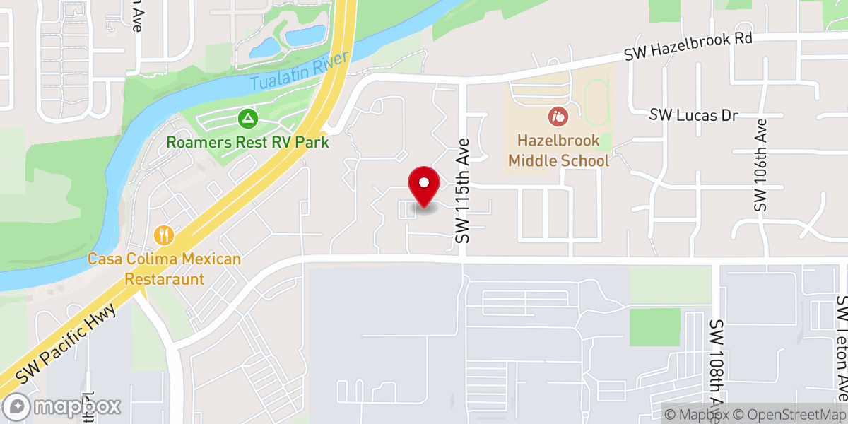 Map showing location of Apostolic Lutheran Church